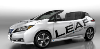 Nissan presenta una versión descapotable del nuevo Nissan LEAF